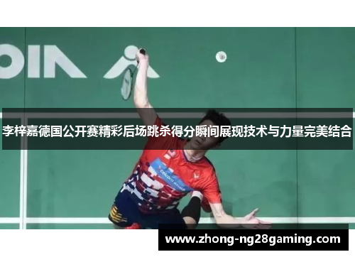 李梓嘉德国公开赛精彩后场跳杀得分瞬间展现技术与力量完美结合
